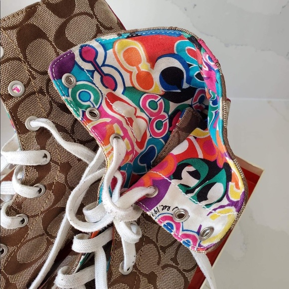 COACH SHOES, “BONNEY “Multi Color, Size 8 1/2, - Picture 6 of 6